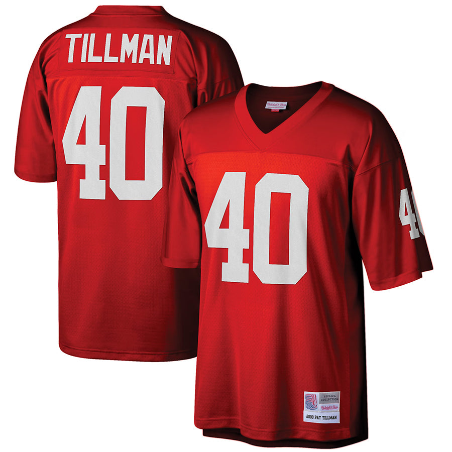 A.Cardinals #40 Pat Tillman Player Mitchell & Ness Cardinal Legacy Replica Ldoa Stitched Jerseys