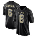 NO.Saints #6 Tyler Shough Player Black Carbon Fashion Home Game Ldoa Stitched Jerseys