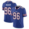 B.Bills #96 Deone Walker Player Royal Vapor Untouchable Limited Ldoa Stitched Jerseys