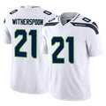 S.Seahawks #21 Devon Witherspoon Player White Limited Vapor F.U.S.E. Home Game Ldoa Stitched Jerseys