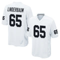 LV.Raiders #65 Tyler Linderbaum Player White Home Game Ldoa Stitched Jerseys