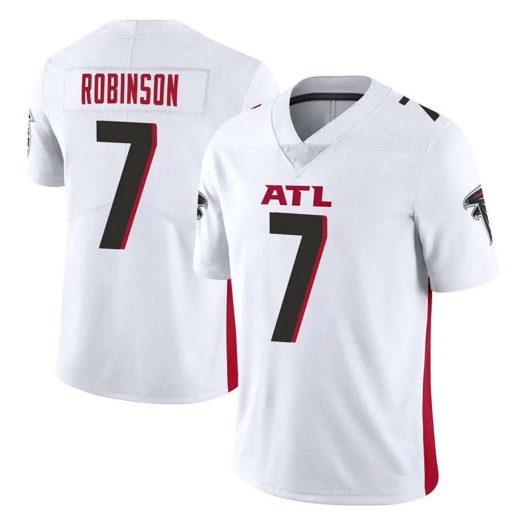 A.Falcons #7 Bijan Robinson Player White Vapor Untouchable Limited Home Game Ldoa Stitched Jerseys