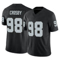 LV.Raiders #98 Maxx Crosby Player Black Limited Vapor F.U.S.E. Home Game Ldoa Stitched Jerseys