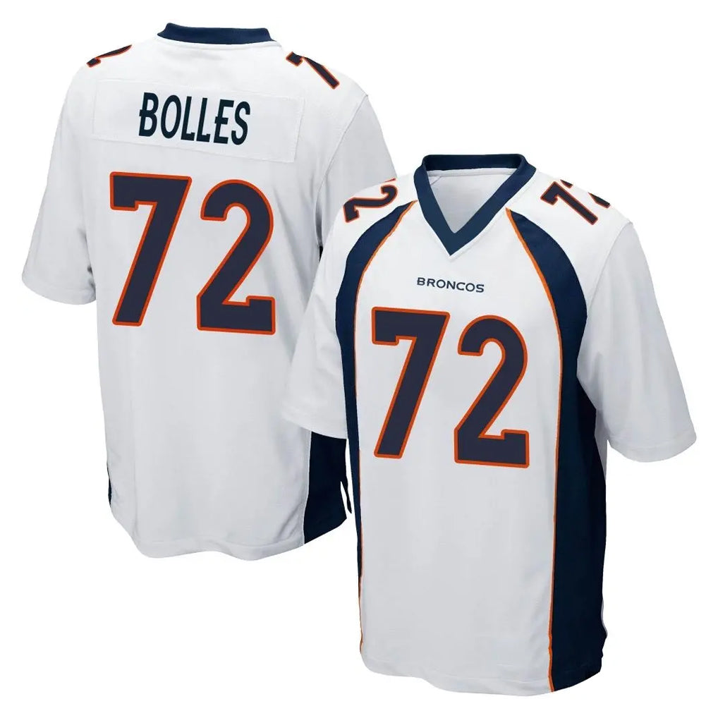 D.Broncos #72 Garett Bolles Player White Game Ldoa Stitched Jerseys