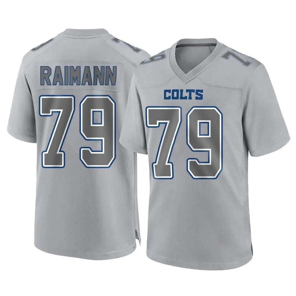 IN.Colts #79 Bernhard Raimann Player Gray Atmosphere Fashion Home Game Ldoa Stitched Jerseys