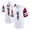 W.Commanders #1 Rachaad White Player White Game Home Ldoa Stitched Jerseys