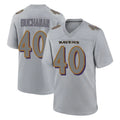 B.Ravens #40 Teddye Buchanan Player Gray Color Rush Vapor Untouchable Game Ldoa Stitched Jerseys