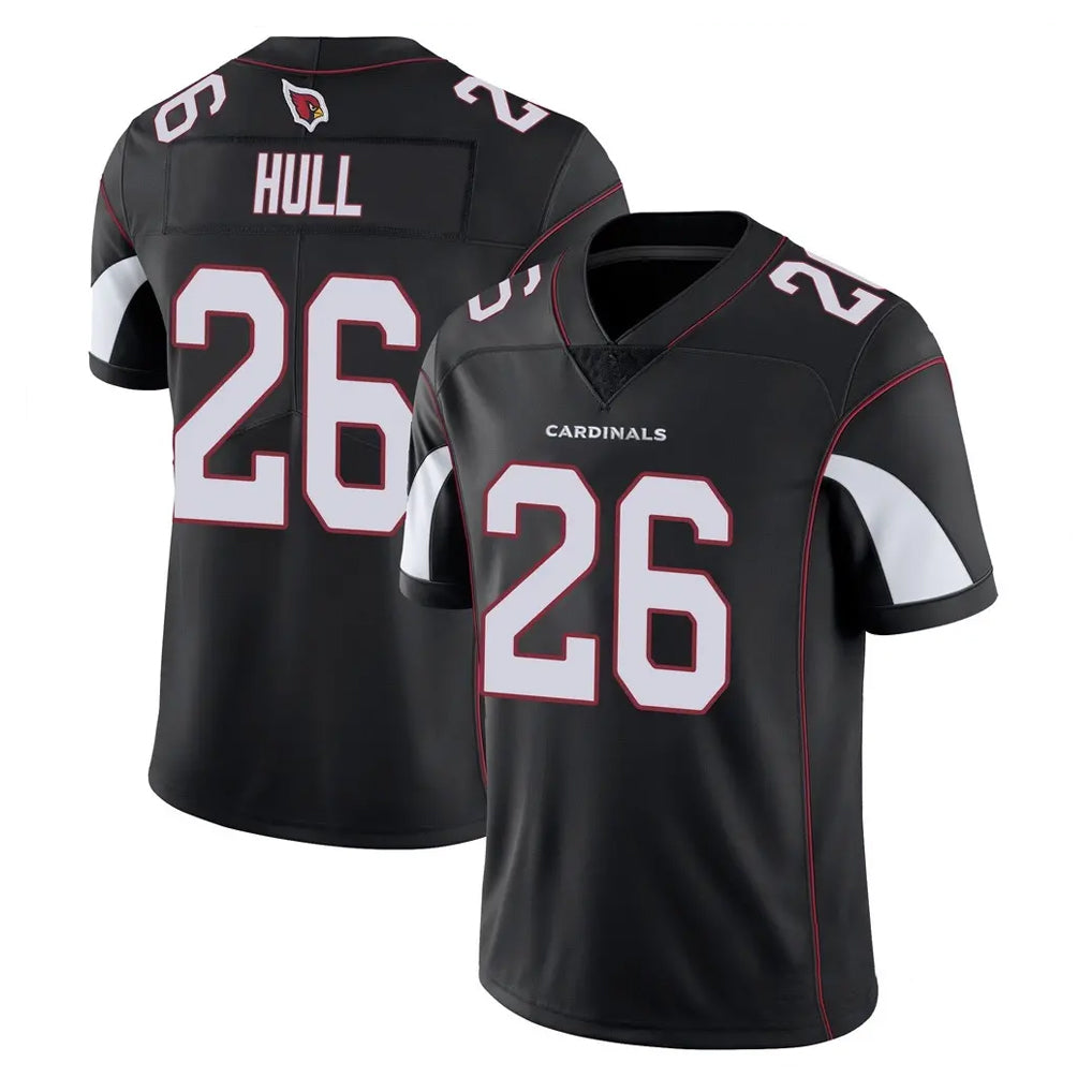 A.Cardinals #26 Evan Hull Player Black Vapor Limited Home Game Stitched Jerseys