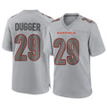 C.Bengals #29 Kyle Dugger Player Gray Atmosphere Fashion Game Ldoa Stitched Jerseys