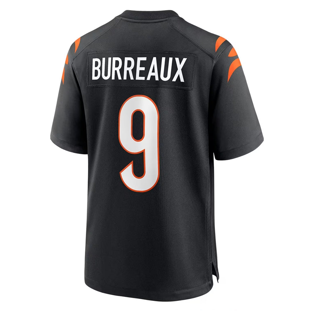 C.Bengals #9 Joe Burrow Player Black Home Game Ldoa Stitched Jerseys