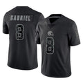 C.Browns #8 Dillon Gabriel Player Black Reflective Home Game Ldoa Stitched Jerseys