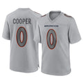 D.Broncos #0 Jonathon Cooper Player Gray Atmosphere Fashion Limited Game Ldoa Stitched Jerseys