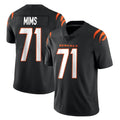 C.Bengals #71 Amarius Mims Player Black Vapor Untouchable Limited Home Game Ldoa Stitched Jerseys