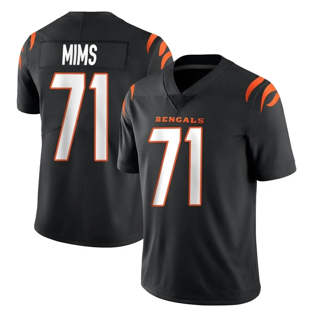 C.Bengals #71 Amarius Mims Player Black Vapor Untouchable Limited Home Game Ldoa Stitched Jerseys
