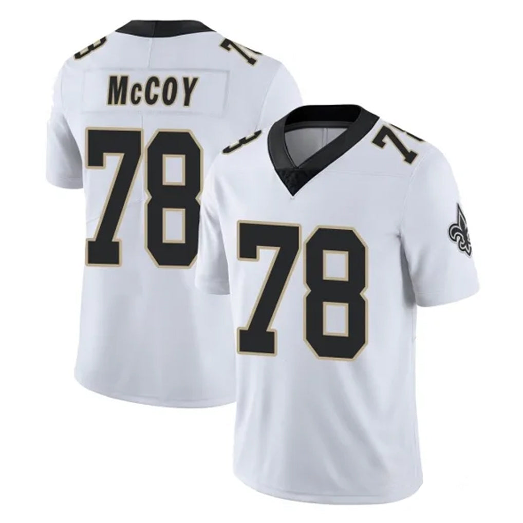 NO.Saints #78 Erik McCoy Player White Limited Vapor Untouchable Home Game Ldoa Stitched Jerseys