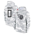 T.Titans #0 Calvin Ridley Player Camo Arctic Salute to Service Pullover Hoodies Home Game Ldoa Stitched Jerseys