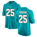 M.Dolphins #25 Tyrel Dodson Player Aqua Home Game Ldoa Stitched Jerseys
