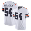 C.Bears #54 Brian Urlacher Player White Classic Vapor Limited Home Game Ldoa Stitched Jerseys