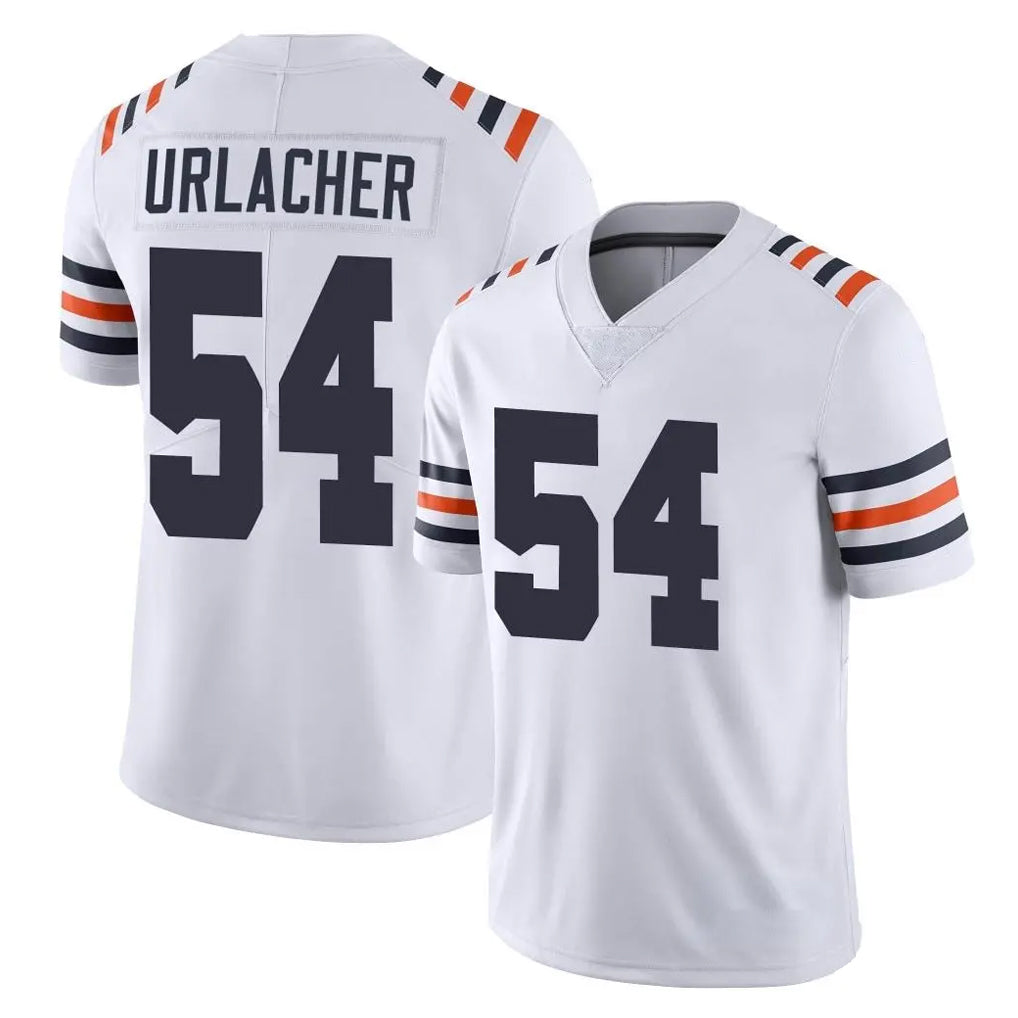 C.Bears #54 Brian Urlacher Player White Classic Vapor Limited Home Game Ldoa Stitched Jerseys
