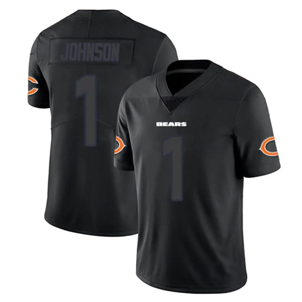 C.Bears #1 Jaylon Johnson Player Black Impact Limited Game Ldoa Stitched Jerseys