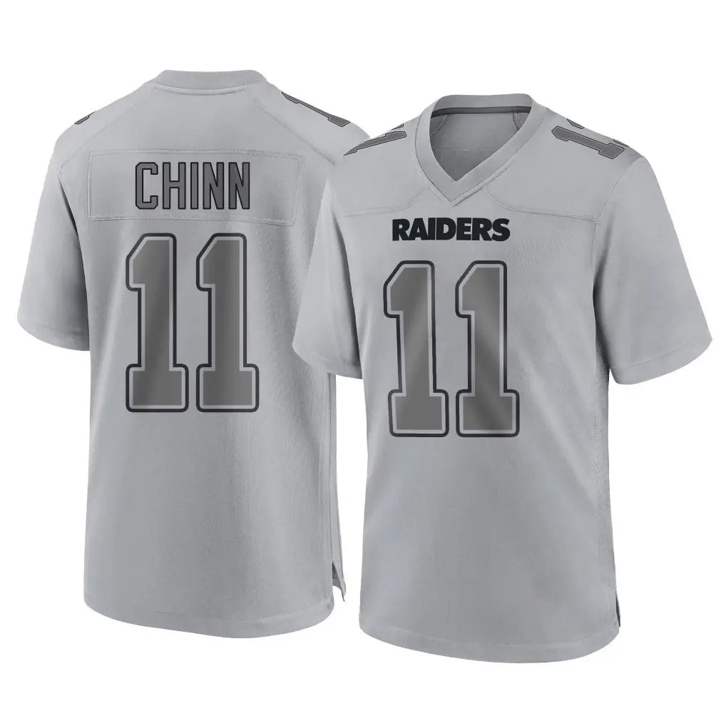 LV.Raiders #11 Jeremy Chinn Player Gray Atmosphere Fashion Limited Game Ldoa Stitched Jerseys
