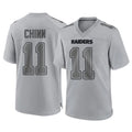 LV.Raiders #11 Jeremy Chinn Player Gray Atmosphere Fashion Limited Game Ldoa Stitched Jerseys