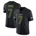 S.Seahawks #7 Uchenna Nwosu Player Black Impact Limited Home Game Ldoa Stitched Jerseys