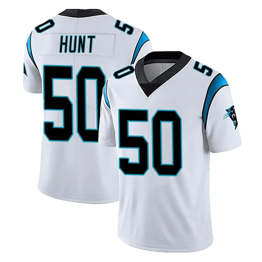 C.Panthers #50 Robert Hunt Player White Vapor Untouchable Limited Game Ldoa Stitched Jerseys