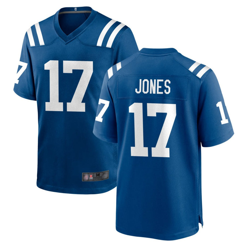 IN.Colts #17 Daniel Jones Player Royal Home Game Ldoa Stitched Jerseys