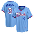 A.Braves #3 Dale Murphy Player Powder Blue 2026 City Connect T-shirt Home Game Ldoa Stitched Jerseys