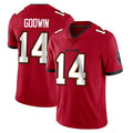 TB.Buccaneers #14 Chris Godwin Jr. Player Red Limited Vapor F.U.S.E. Home Game Ldoa Stitched Jerseys