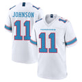 T.Titans #11 Jermaine Johnson II Player White 2026 Game Home Ldoa Stitched Jerseys