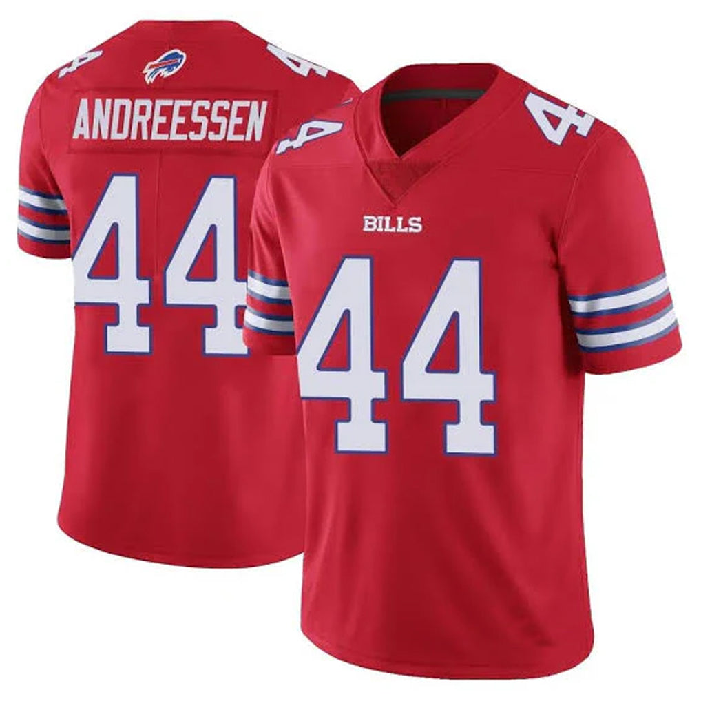 B.Bills #44 Joe Andreessen Player Red Vapor Untouchable Limited Ldoa Stitched Jerseys