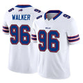 B.Bills #96 Deone Walker Player White Vapor F.U.S.E. Jersey Limited Home Game Ldoa Stitched Jerseys