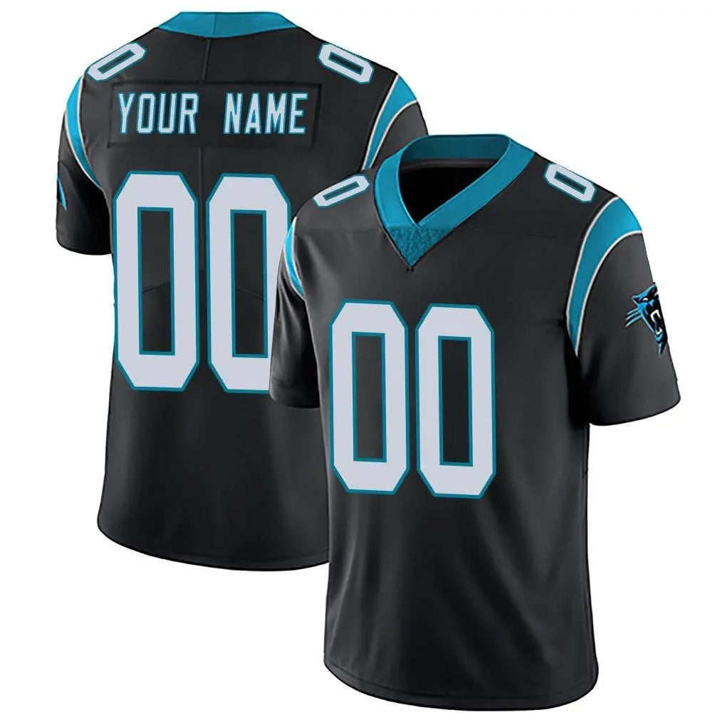 Custom C.Panthers Black Vapor Untouchable Limited Game Any Name & Numbers Ldoa Stitched Jerseys