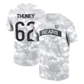 C.Bears #62 Joe Thuney Player Arctic Camo Salute to Service Performance T-Shirt Limited Ldoa Stitched Jerseys