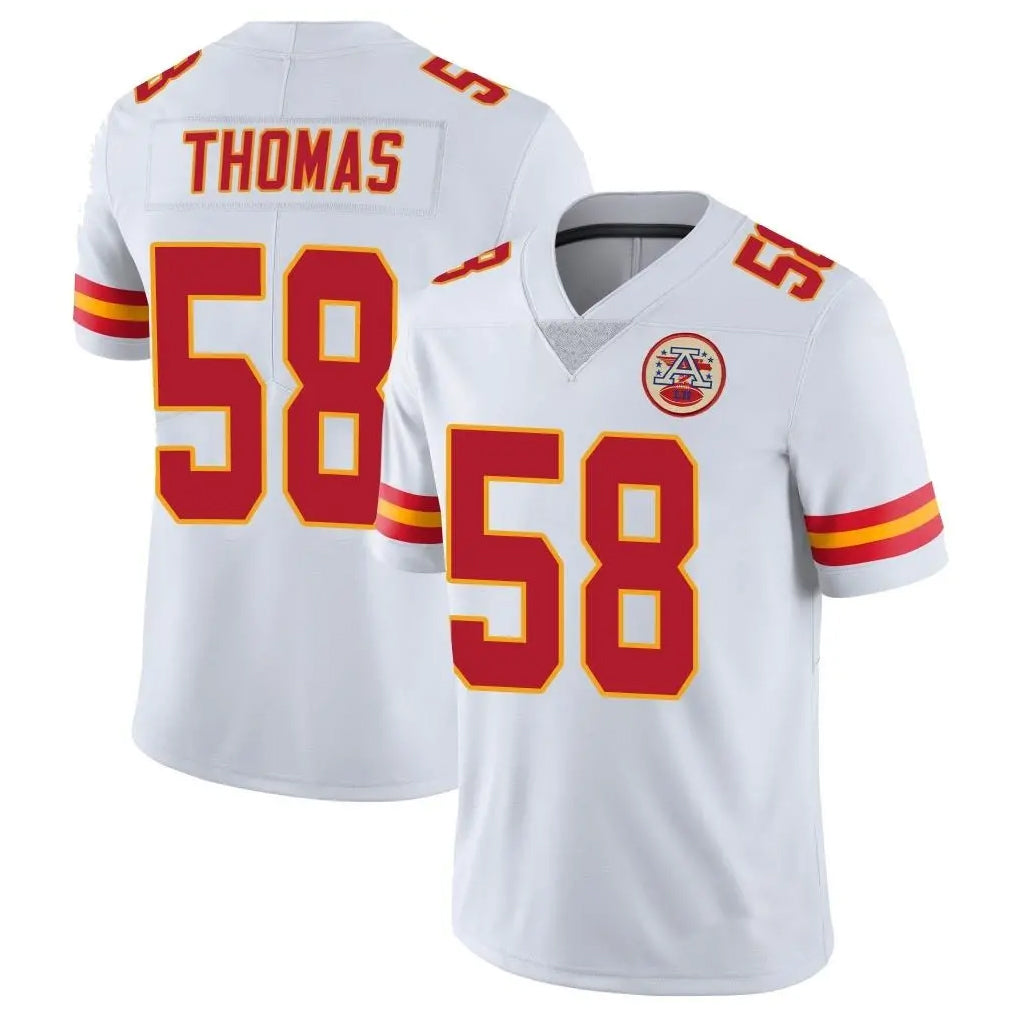 KC.Chiefs #58 Derrick Thomas Player White Limited Vapor Untouchable Home Game Ldoa Stitched Jerseys