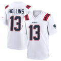 NE.Patriots #13 Mack Hollins Player White Home Game Ldoa Stitched Jerseys