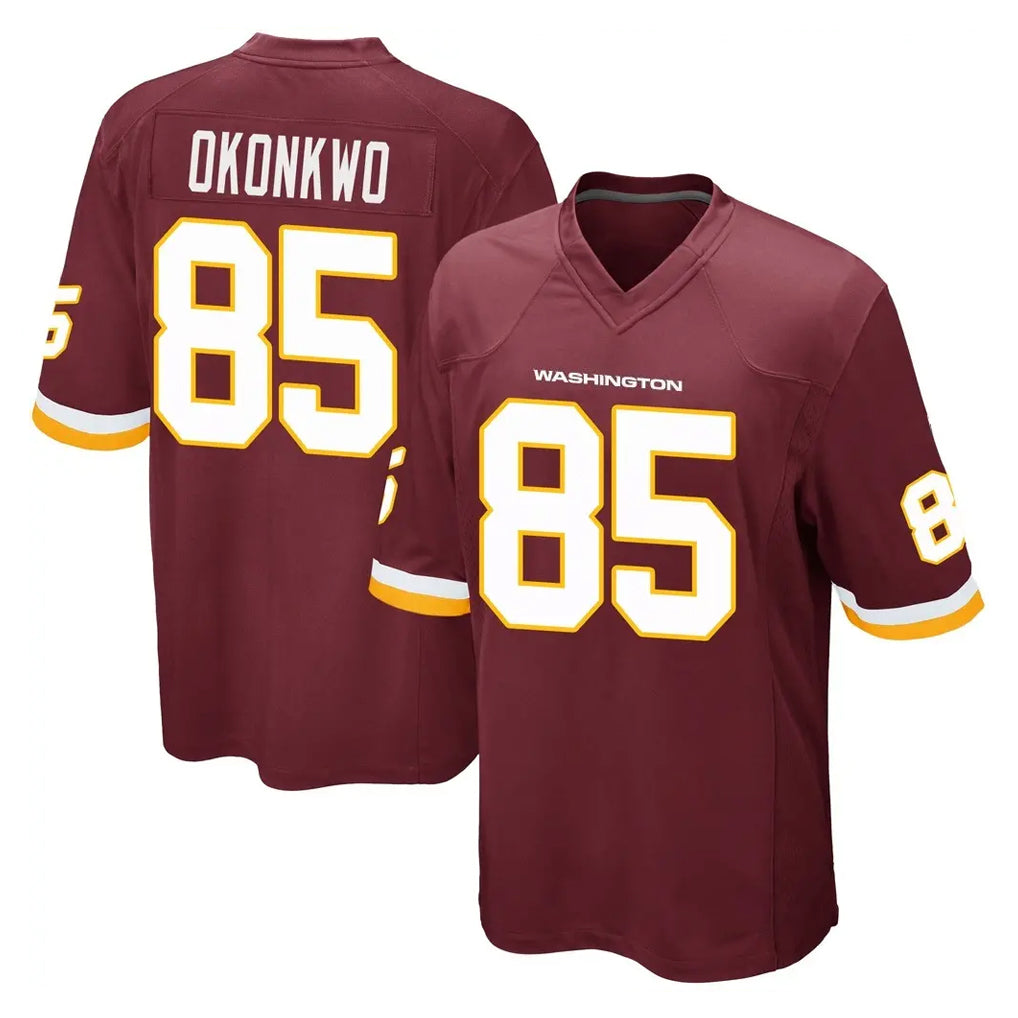 W.Commanders #85 Chig Okonkwo Player Burgundy Team Color Home Game Ldoa Stitched Jerseys