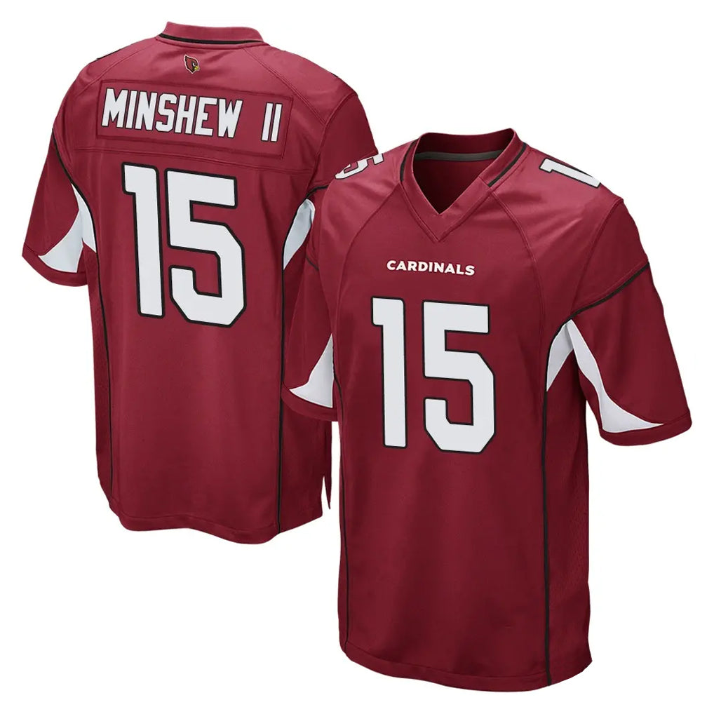A.Cardinals #15 Gardner Minshew II Player Cardinal Home Game Ldoa Stitched Jerseys