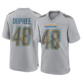 LA.Chargers #48 Bud Dupree Player Gray Atmosphere Fashion Home Game Ldoa Stitched Jerseys
