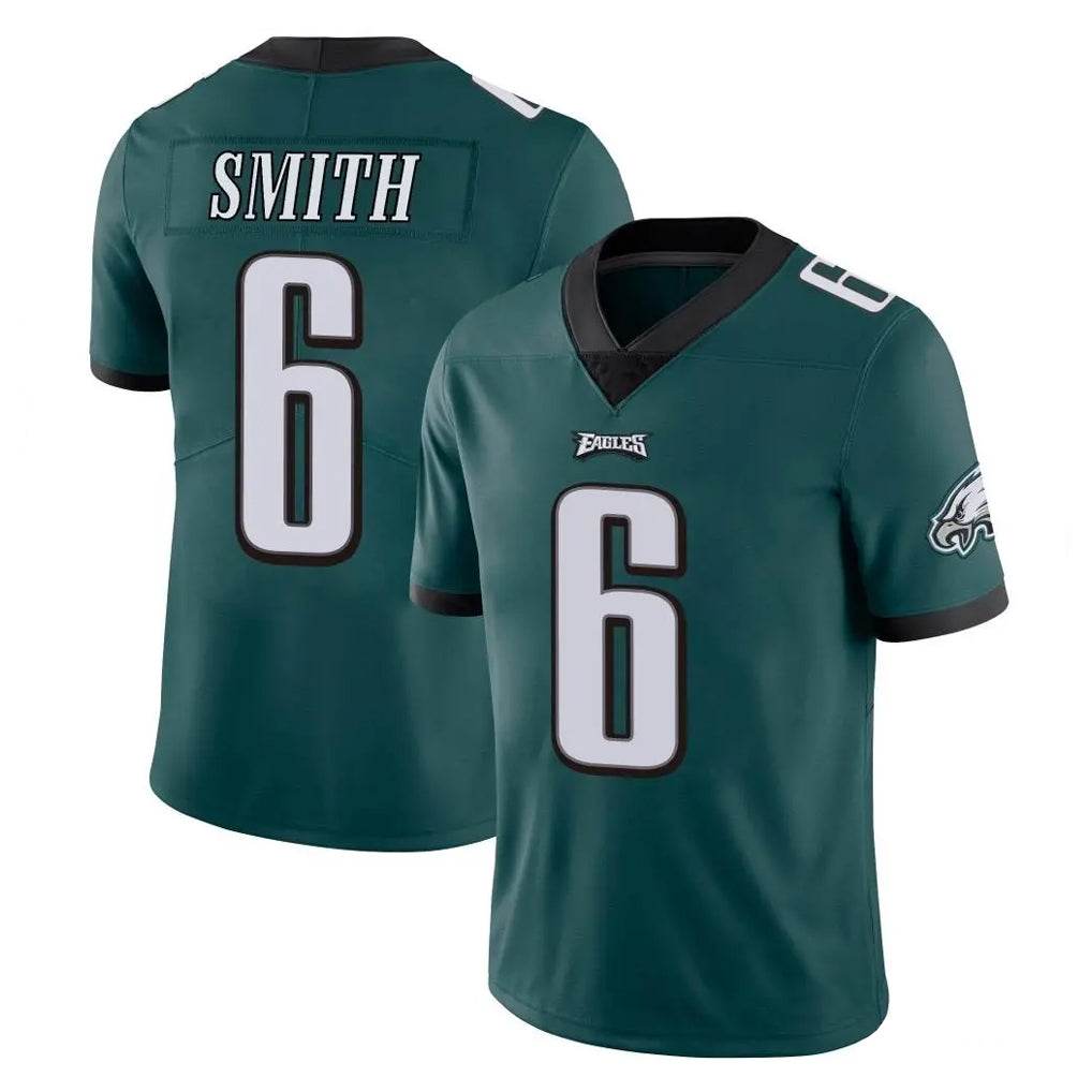 P.Eagles #6 DeVonta Smith Player Team Color Green Vapor Untouchable Home Game Ldoa Stitched Jerseys
