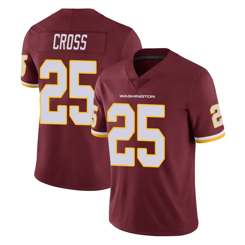 W.Commanders #25 Nick Cross Player Burgundy Limited Team Color Vapor Untouchable Home Game Ldoa Stitched Jerseys