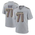 B.Ravens #71 Olaivavega Ioane Player Gray Replica Limited Ldoa Stitched Jerseys