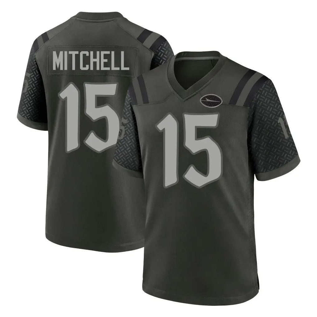 NY.Jets #15 Adonai Mitchell Player Green 2025 Rivalries Collection Home Game Ldoa Stitched Jerseys