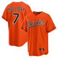 B.Orioles #7 Jackson Holliday Player Orange Home Game Ldoa Stitched Jerseys