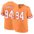 TB.Buccaneers #94 Calijah Kancey Player Orange Throwback Home Game Ldoa Stitched Jerseys