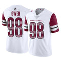 W.Commanders #98 Odafe Oweh Player White Limited Vapor Home Game Ldoa Stitched Jerseys