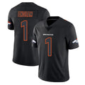 D.Broncos #1 Evan Engram Player Black Impact Limited Game Ldoa Stitched Jerseys