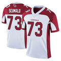 A.Cardinals #73 Isaac Seumalo Player White Vapor Limited Home Game Ldoa Stitched Jerseys